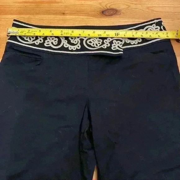 Ann Taylor Loft women’s embroidered trousers - Picture 4 of 7